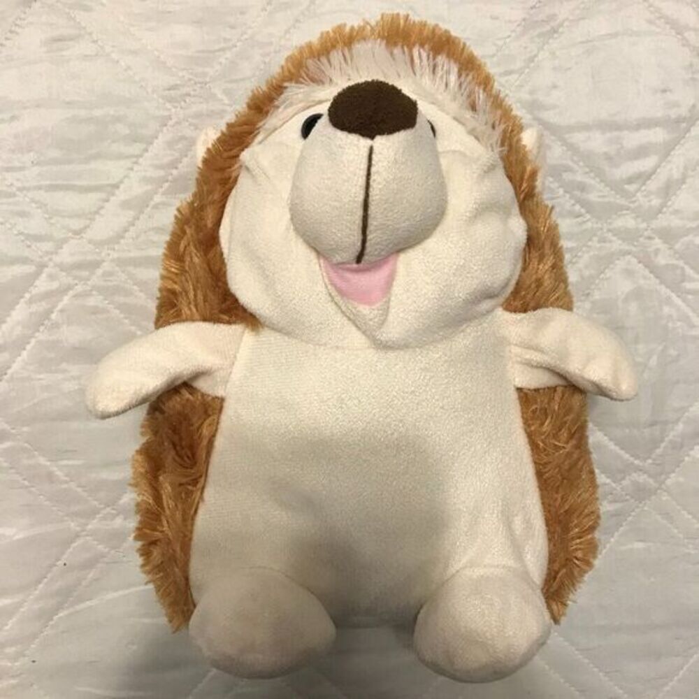 Brown and‎ White Hedge Hog Plush